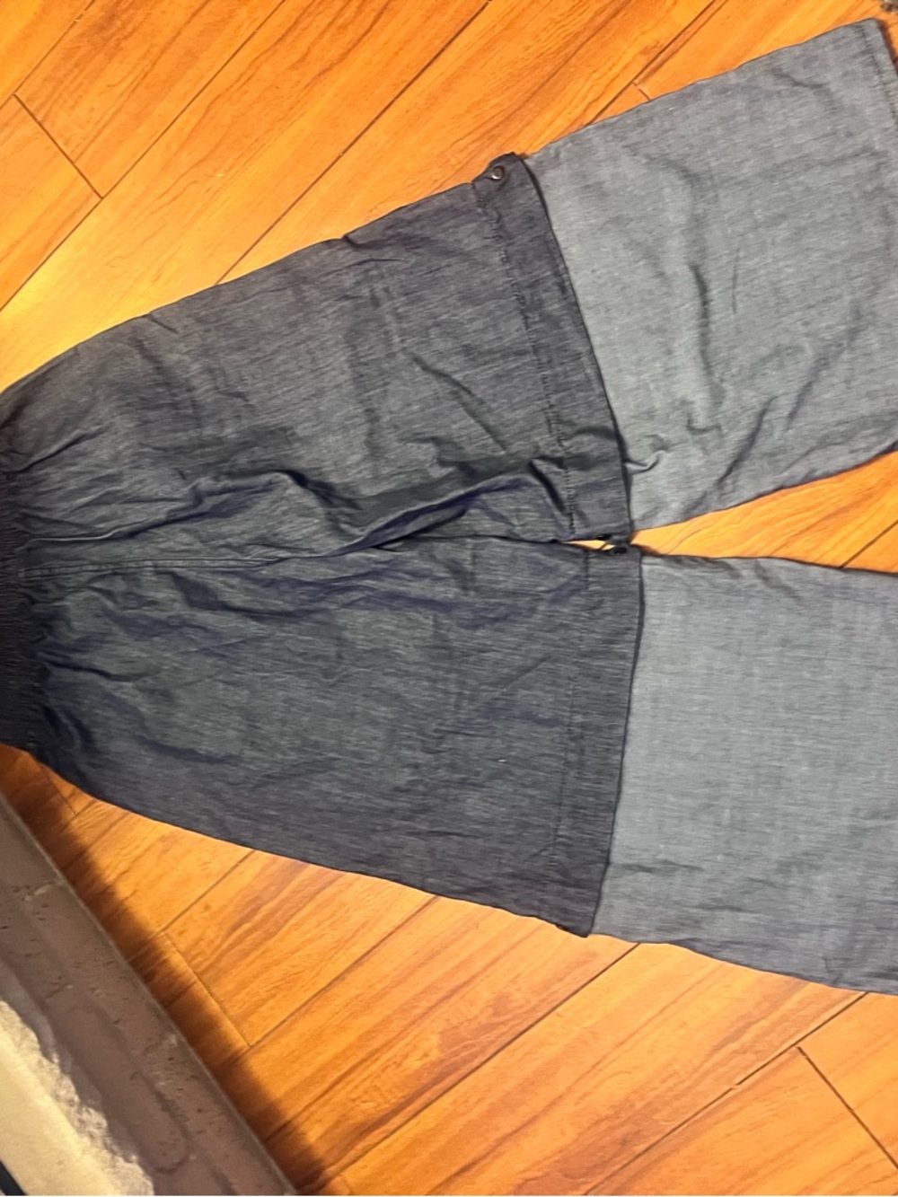 UOOZEE Two-Tone Chambray Pants - - Picture 7 of 11